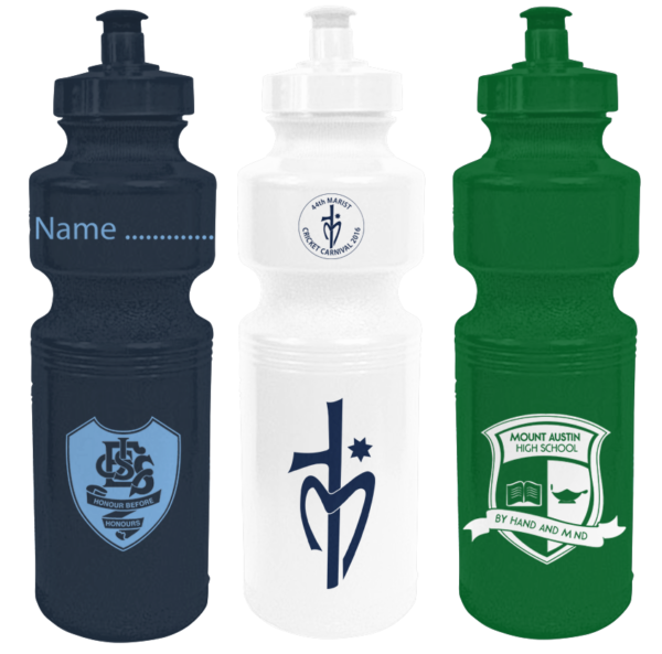 School Sports Water Bottles Red Oak School Uniforms