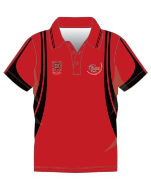 Paneled Poly Cotton School Polo - Red Oak School Uniforms